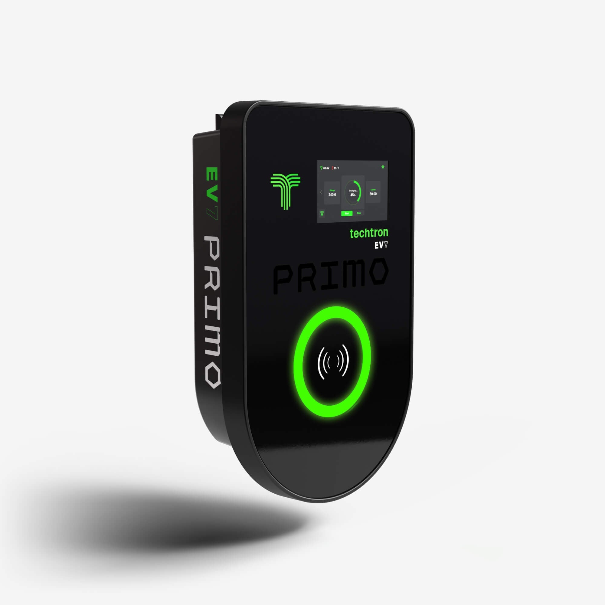 techtron EV7 PRIMO - Voice Controlled + Touchscreen (7.4 kW, Level 2, Type 2) ev-Charger techtron