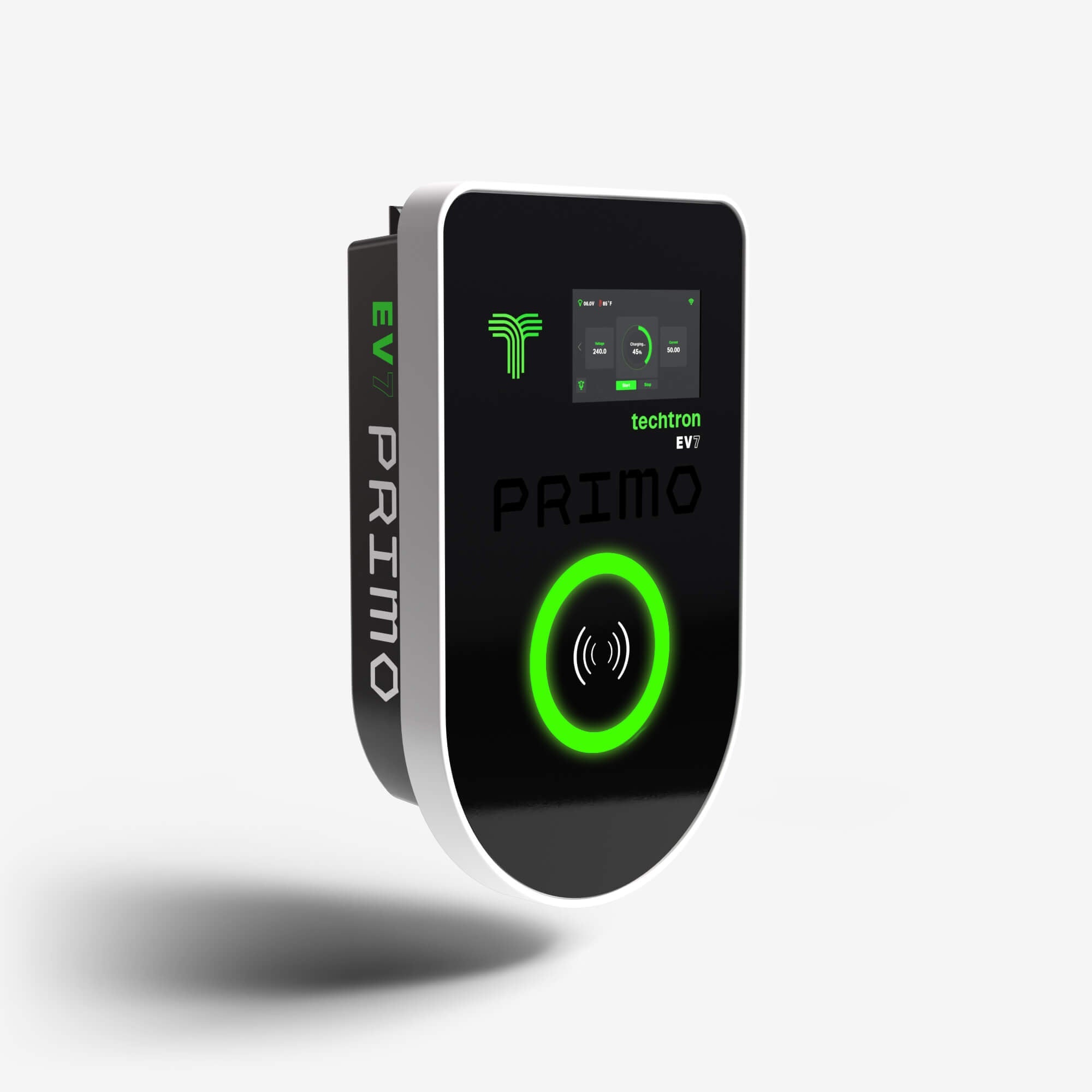 techtron EV7 PRIMO - Voice Controlled + Touchscreen (7.4 kW, Level 2, Type 2) ev-Charger techtron